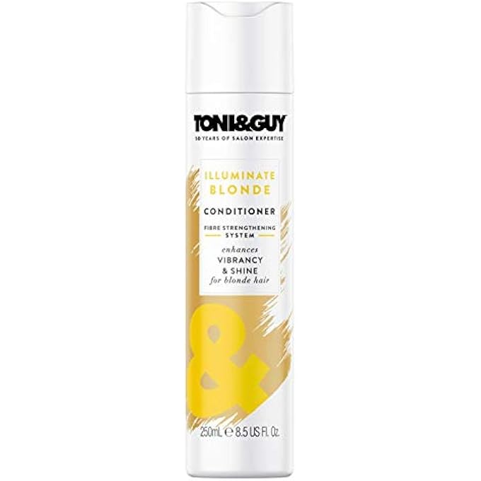 Toni & Guy ILLUMINATE BLONDE COLOUR PROTECT CONDITIONER SHINE AND SOFTNESS FOR BLONDE, COLOURED AND HIGHLIGHTED HAIR, 250ML - Image 1